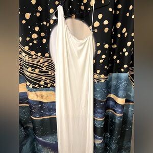 Krisa Elegant Cream Dress